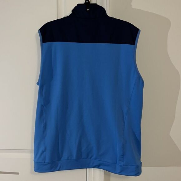 PUMA UNC North Carolina Tar Heels Colors PWRWarm Pullover Golf Wind VEST Jacket - Picture 4 of 4